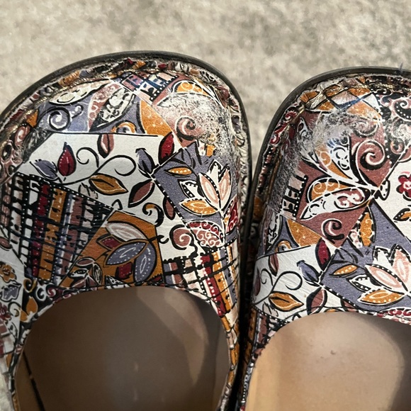 Alegria Multicolor Mary Jane Shoes - Paloma Autumn Swirl 8.5 (39) - Picture 15 of 16